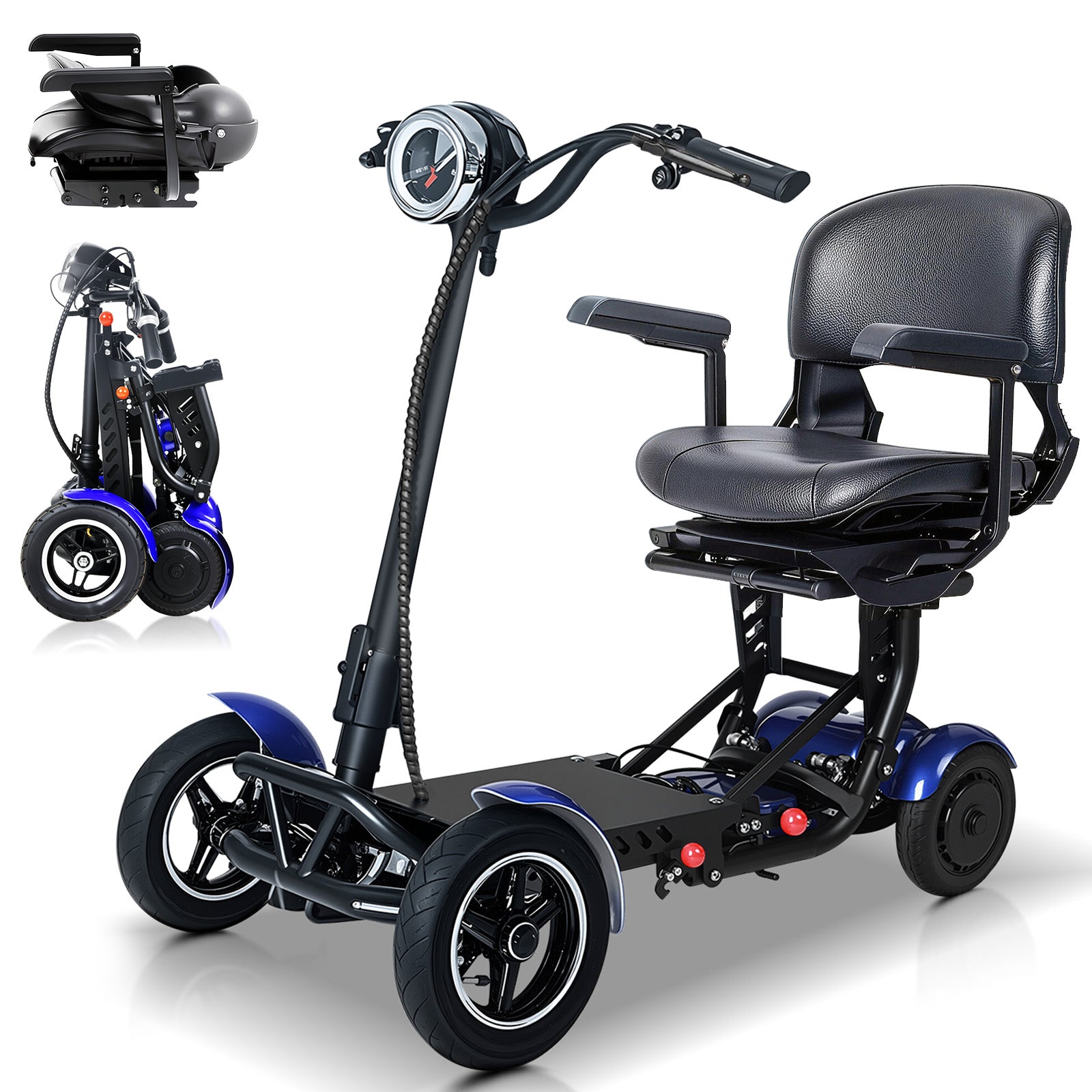 Furider T2 Electric Four-Wheel Folding Scooter for Seniors