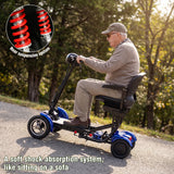 Furider T2 Electric Four-Wheel Folding Scooter for Seniors